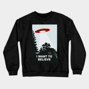 UFO "I Want To Believe" Crewneck Sweatshirt